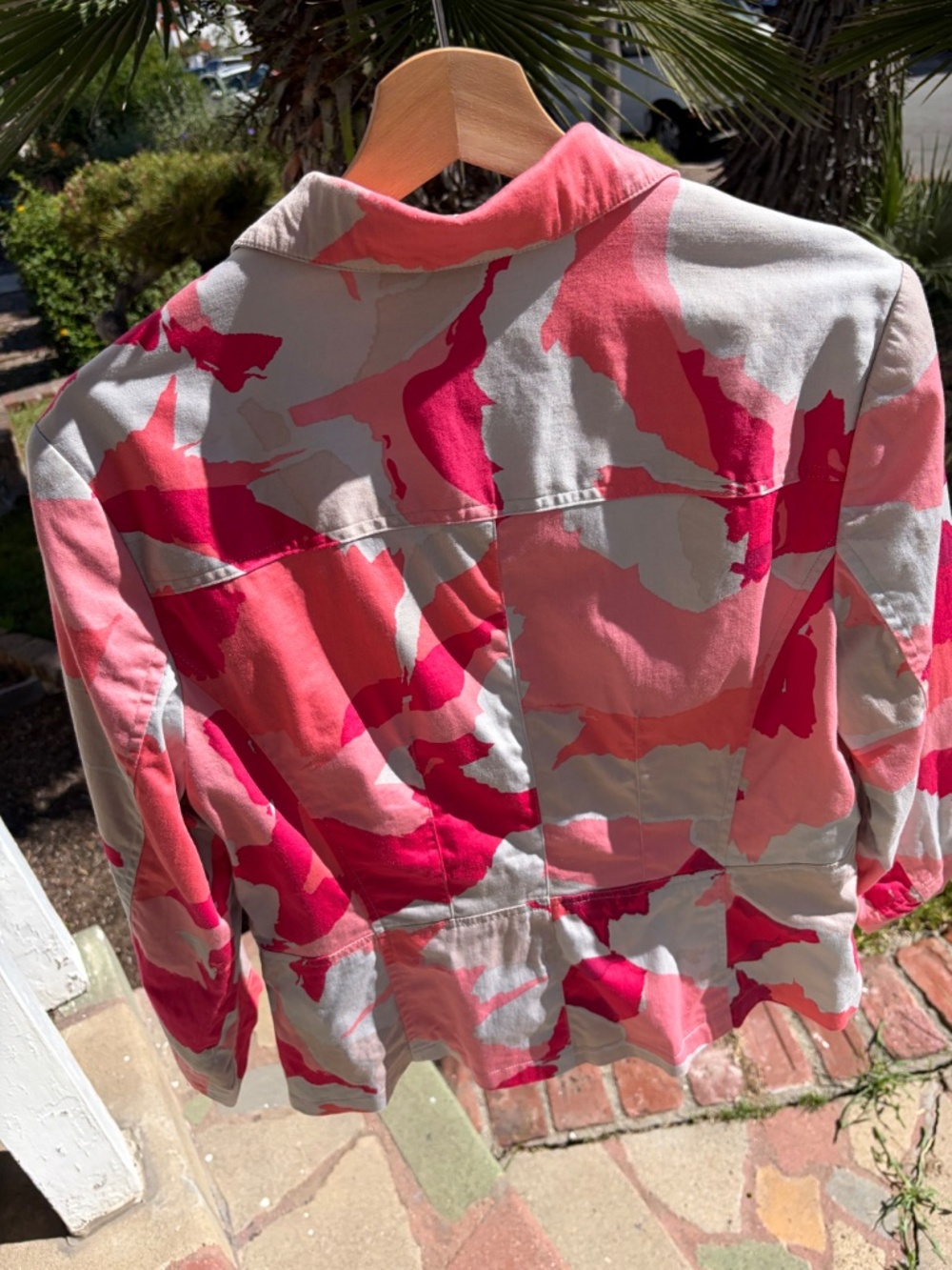 Mark Adam NY Pink Camo Jacket Size 44 (US Large) 💗 Statement Blazer - Picture 4 of 13